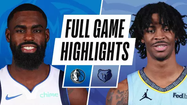 MAVERICKS at GRIZZLIES | FULL GAME HIGHLIGHTS | May 11, 2021