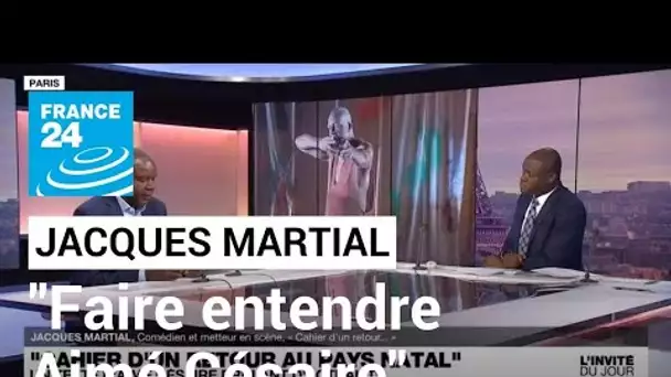 Jacques Martial, acteur : "Il y avait urgence à faire entendre à nouveau la pensée d'Aimé Césaire"