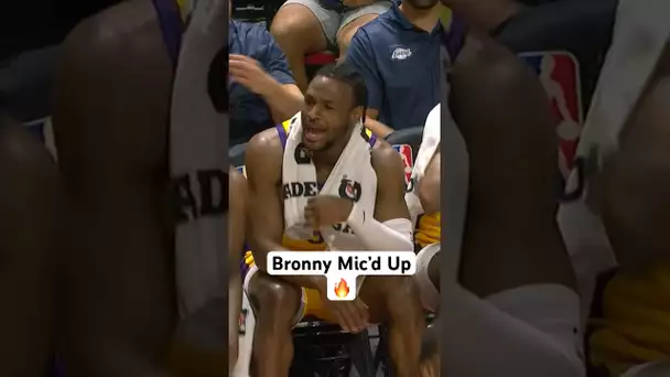 Bronny James’ TOUGH finish & Mic’d  up footage from Vegas! 👀🔥|#Shorts