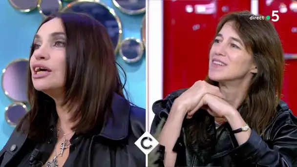 Béatrice Dalle et Charlotte Gainsbourg en pleine impro - C à Vous - 22/09/2020