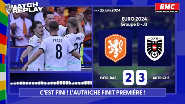 Pays-Bas 2-3 Autriche : Le goal replay avec les commentaires de RMC
