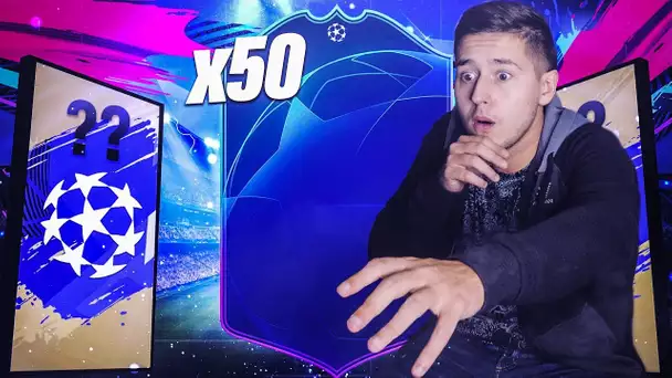 J&#039;OBTIENS 50 JOUEURS LDC DANS CE PACK OPENING !