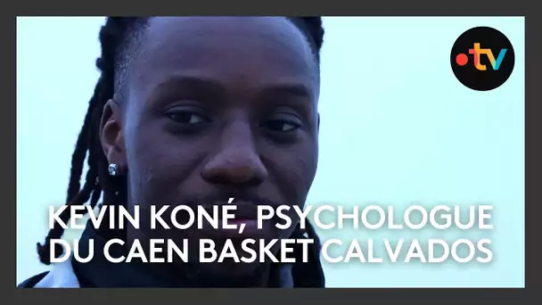 Kevin Koné, psychologue du Caen Basket Calvados