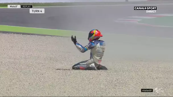 Moto3 - Gabriel Rodrigo ne comprend pas sa chute !