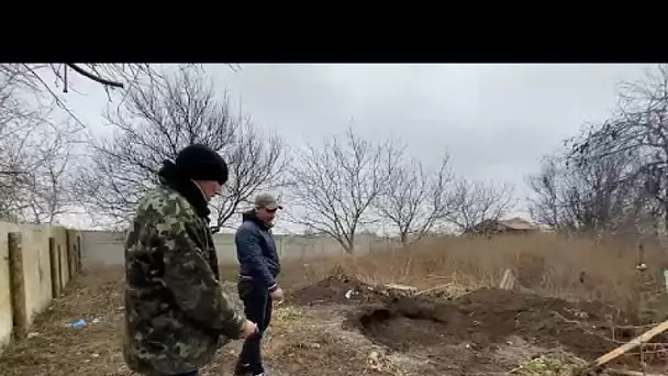 Ukraine: un nouveau charnier retrouvé dans le village de Pravdyne