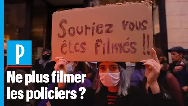 Des centaines de manifestants devant l’Assemblée contre la loi « sécurité globale »