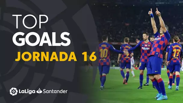 Todos los goles de la Jornada 16 de LaLiga Santander 2019/2020