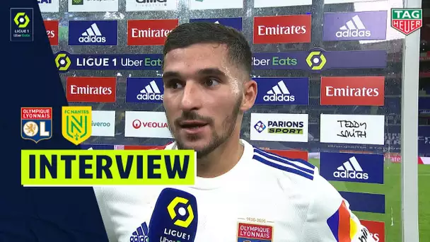 Interview de fin de match : OLYMPIQUE LYONNAIS - FC NANTES (3-0)  / 2020/2021