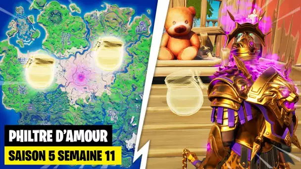 "LIVRER LE PHILTRE D'AMOUR A SLURPY SWAMP OU A FANGEVILLE" ! (FORTNITE DEFIS SAISON 5)