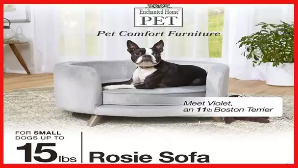 Enchanted Home Pet Rosie Sofa - Grey, Medium (CO3201-18GRY)