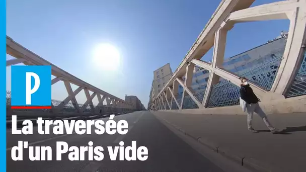 Nous avons traversé Paris vidé de ses habitants