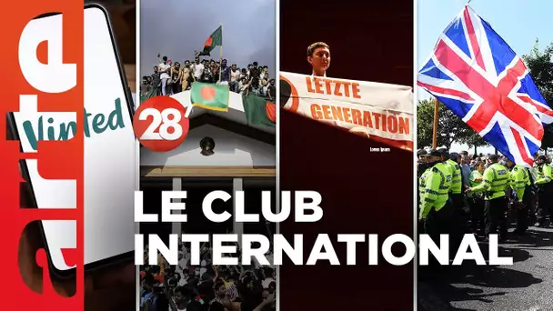 Bangladesh, Front antiraciste en Angleterre, les fripes… : Le Club International - 28 Minutes - ARTE