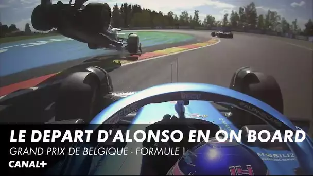 Le départ de Fernando Alonso en On Board - Grand Prix de Belgique - F1