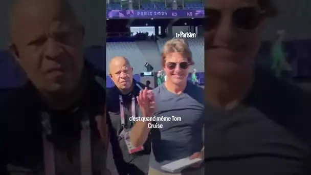 Tom Cruise saute du toit du Stade de France