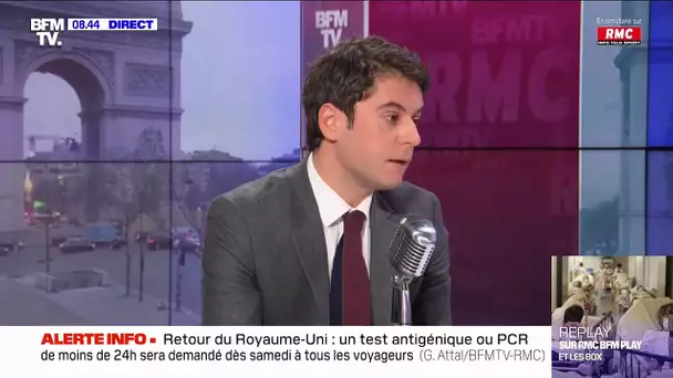 Attal  : "Le fait de ne pas être en campagne n'est pas un avantage"