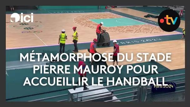 L'incroyable métamorphose du Stade Pierre Mauroy à Villeneuve d'Ascq pour accueillir le Handball