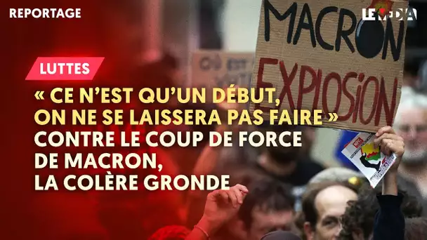 CONTRE LE COUP DE FORCE DE MACRON ET LA NOMMINATION DE BARNIER, LA COLÈRE GRONDE