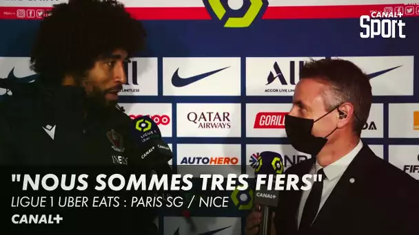 La réaction de Dante après la rencontre face au Paris SG - Ligue 1 Uber Eats