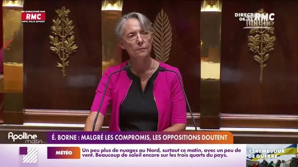 Déclaration de politique générale : Élisabeth Borne n'a pas convaincu l'opposition