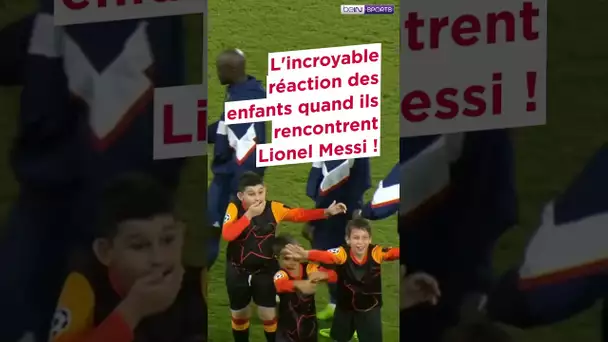 🤩 L'incroyable réaction des enfants quand ils rencontrent Lionel Messi !!