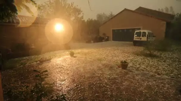 Gros dégâts après le passage de l'orage de grêle à Poitiers et dans ses environs