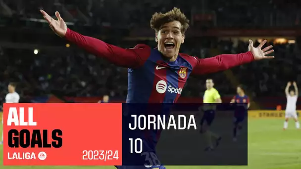 Todos los goles de la jornada 10 de LALIGA EA Sports 2023/2024