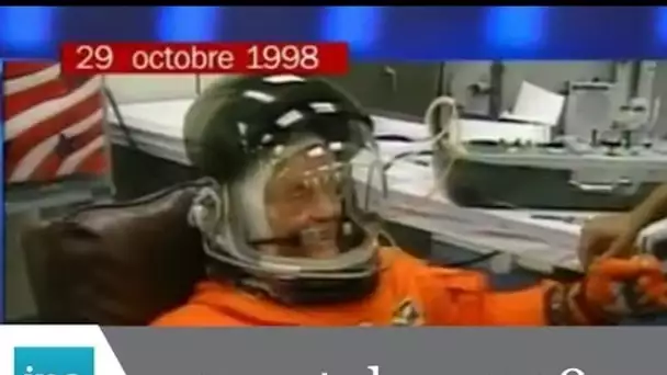 20h France 2 du 29 octobre 1998 - John Glenn dans l'espace à 77 ans - Archive INA