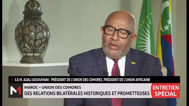 Azali Assoumani souligne l´excellence des relations Maroc-Union des Comores