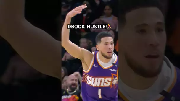 Devin Booker with the amazing save and score!