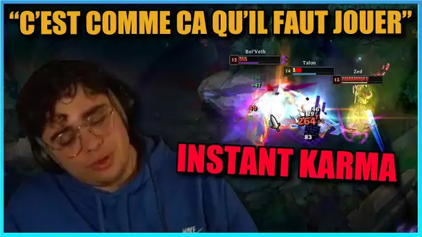 Kameto se fait instant karma