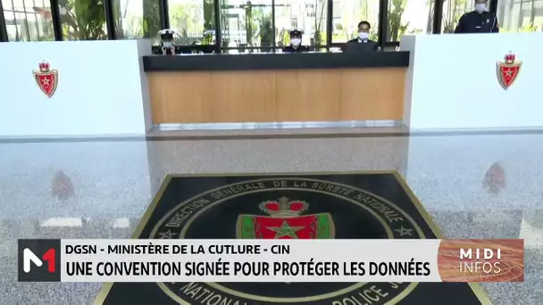 DGSN - ministère de la Culture : convention signée pour protéger les données