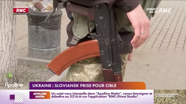 Guerre en Ukraine : la ville de Sloviansk prise pour cible