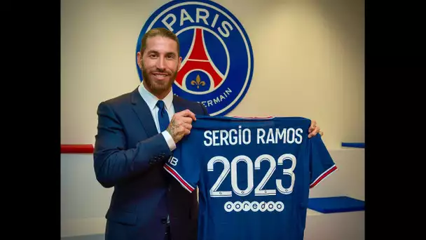 PSG - L'arrivée de Sergio Ramos à Paris, et ses premiers mots en français !