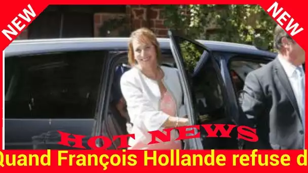 Quand François Hollande refuse de parler de Ségolène Royal, la mère de ses quatre enfants