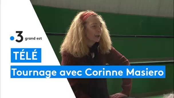 Metz : tournage d'un téléfilm pour FTV avec Corinne Masiero et Bruno Salomone