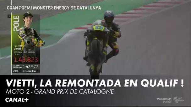 Celestino Vietti prend la pole position en Moto2 - Grand Prix de Catalogne