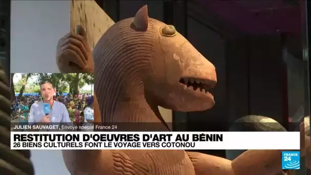 Restitution d'oeuvres d'art au Bénin : la joie des Béninois à Cotonou • FRANCE 24