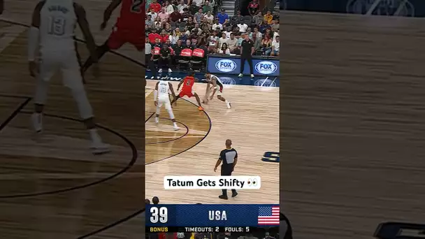 Jayson Tatum breaks down Canada defense with shifty handle 👀 #USABMT