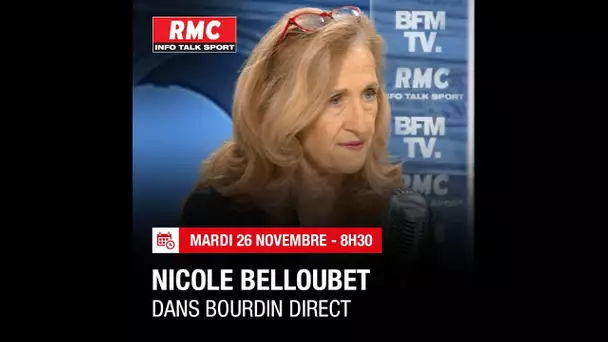 La garde des sceaux Nicole Belloubet est face à Apolline de Malherbe à 8H30 sur RMC et BFMTV