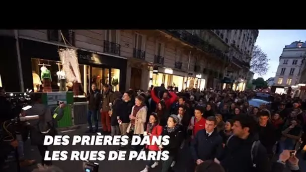 Notre-Dame de Paris: les images de la veillée de prière