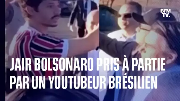 Le président brésilien Jair Bolsonaro pris à partie par un youtubeur