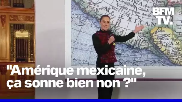 La présidente du Mexique propose ironiquement de renommer les États-Unis "Amérique mexicaine"