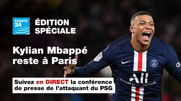 EN DIRECT - Suivez la conférence de presse de Kylian Mbappé • FRANCE 24