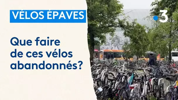 Donner une seconde vie aux vélos épaves de la ville de Strasbourg