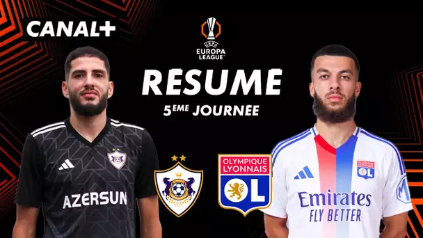 Le résumé de Qarabag / Lyon - Ligue Europa 2024-25 (J5)