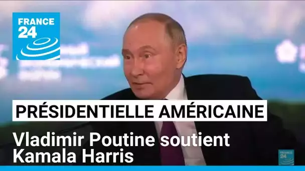 Présidentielle américaine : Vladimir Poutine soutient Kamala Harris • FRANCE 24