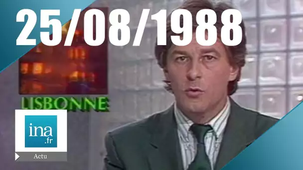 20h Antenne 2 du 25 août 1988 | Incendie gigantesque à Lisbonne | Archive INA