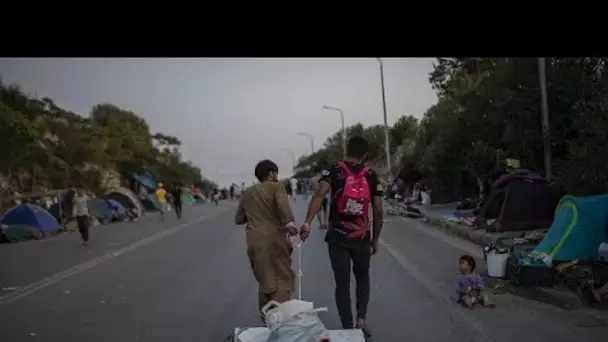 Plusieurs suspects interpellés à Lesbos, une semaine après l'incendie dans le camp de Moria