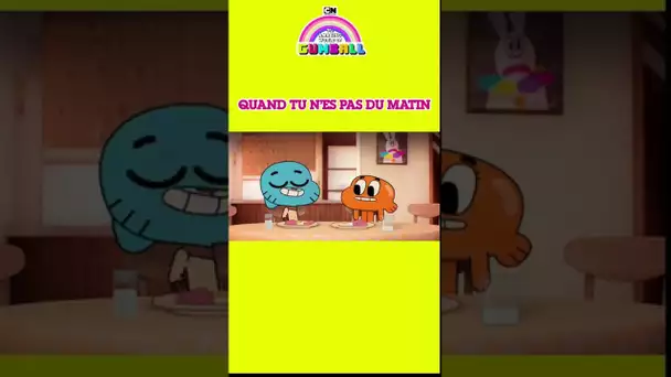 Quand tu n'es pas du matin... #shorts #gumball #funny #humour #meme