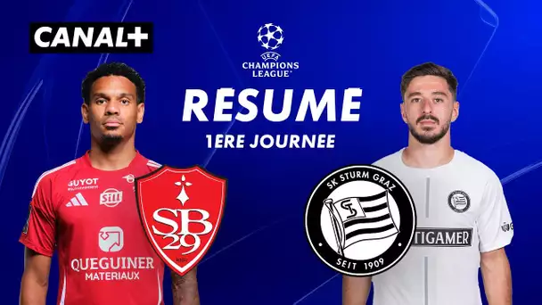 Le résumé de Brest / Sturm Graz - Ligue des champions 2024-25 (J1)